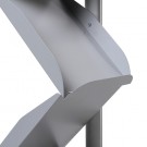 Zig Zag Brochure Stand Standard 6x A4 Silver thumbnail