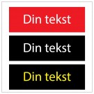 Gravert skilt med tekst thumbnail