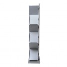 Zig Zag Brochure Stand Standard 6x A4 Silver thumbnail