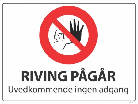 AS 2052 - Uvedkommende ingen adgang