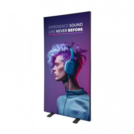 Brightbox Double 100 x 200 cm Black - Inkl. Trykk
