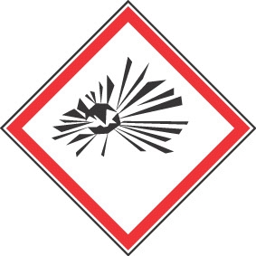 GHS/CLP: AD 3085 - Eksplosjonsfare