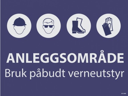 AS 2040 - Bruk påbudt verneutstyr