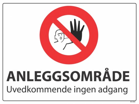 AS 2056 - Uvedkommende ingen adgang